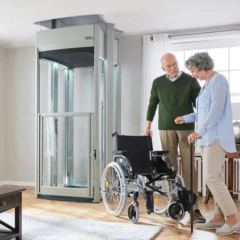 Stiltz Trio+ home lift